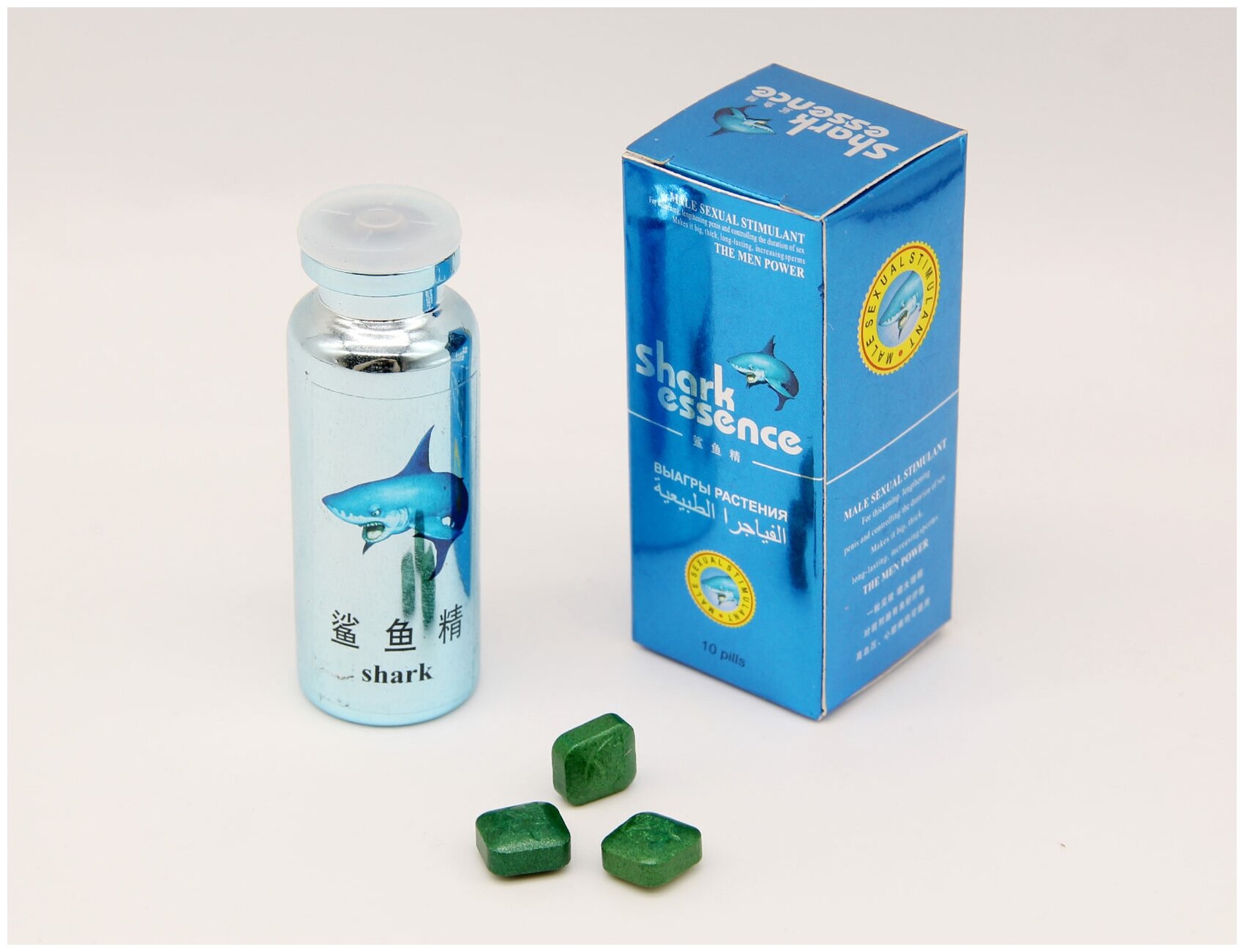Препарат для повышения потенции Shark essence Акулья эссенция. - 350.