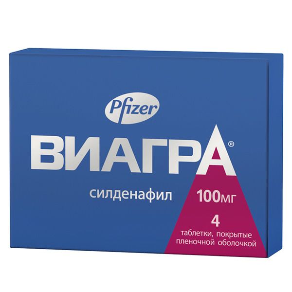 Виагра, таблетки покрыт.плен.об. 25 мг 1 шт - ЕАПТЕКА