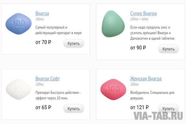 Аналоги Виагры для мужчин самые эффективные